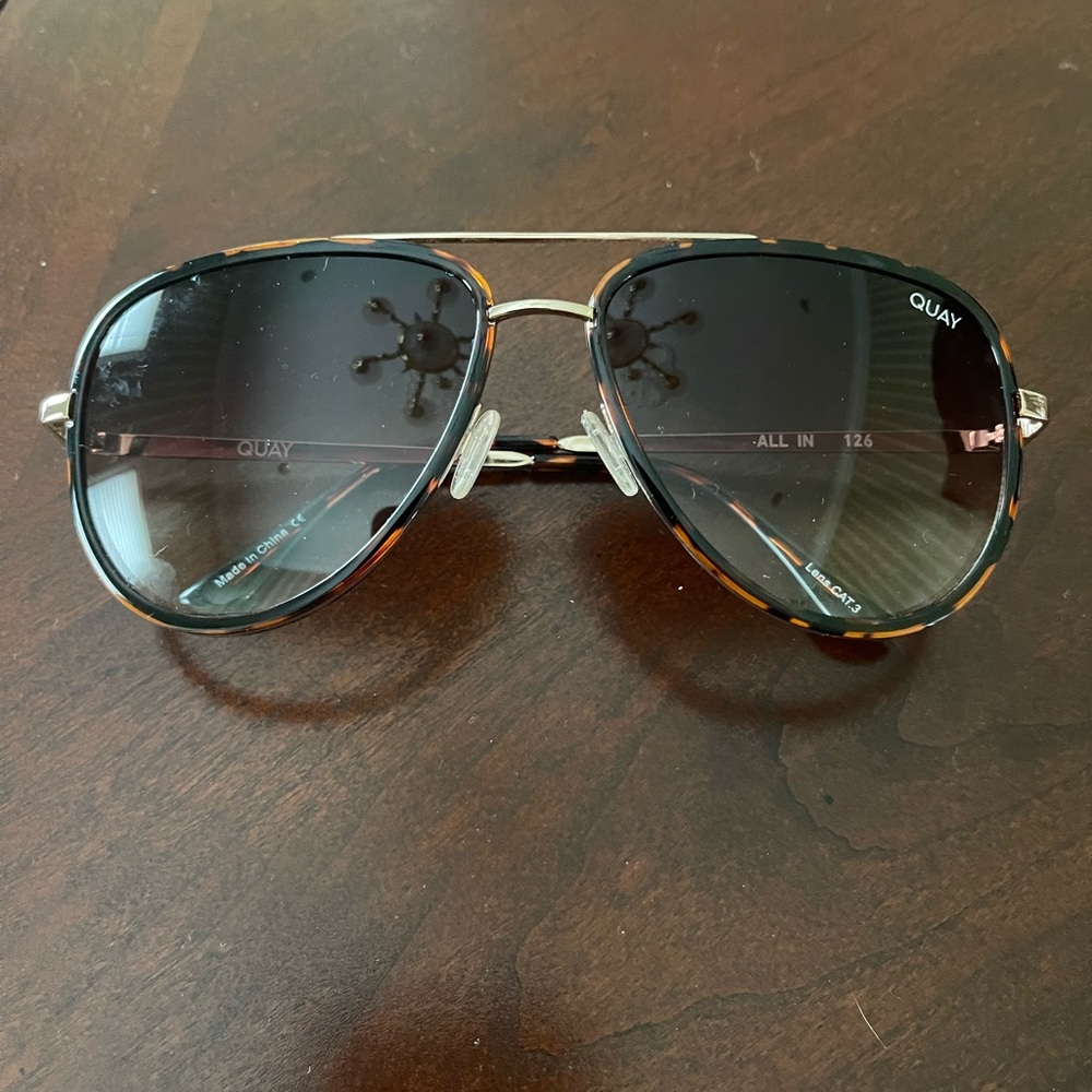 Quay All-In aviator sunglasses